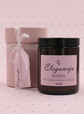 Ekologiczna świeca zapachowa – Magnolia
