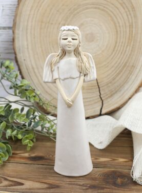 Anioł ceramiczny dziewczynka
